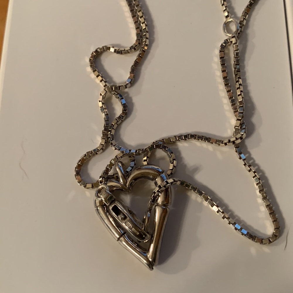 Gucci bamboo pendant necklace silver 925 - Picture 4 of 7